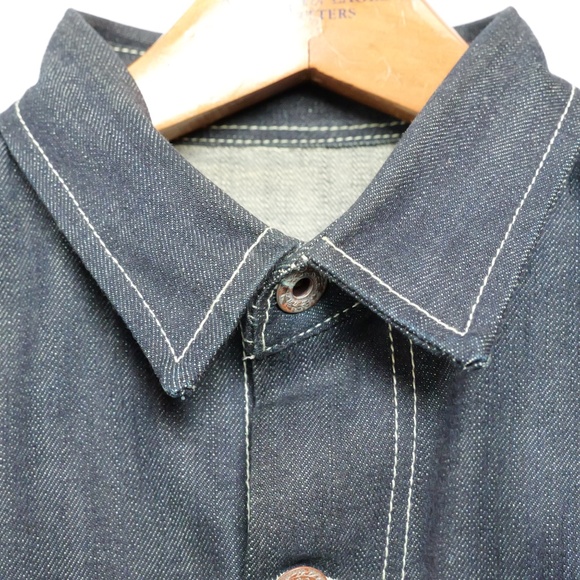 Japanese Selvedge | Chore Coat | Nama Denim | Size Medium Denim Jacket - Picture 4 of 10